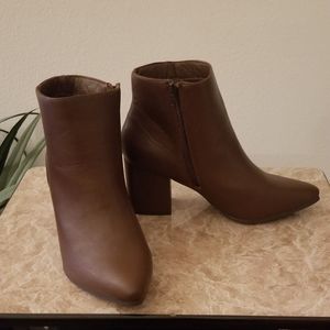 Chocolate Brown Boots- Wide Width